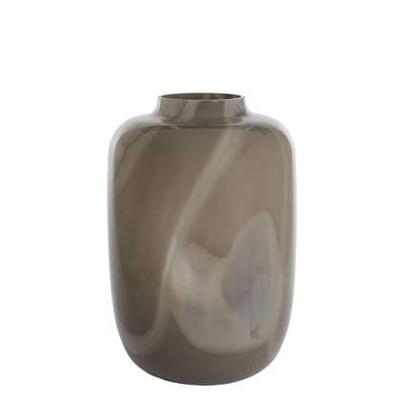 Light & Living Vaas 'Kobala' 50cm, kleur Grijs/Crème