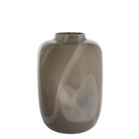 Light & Living Vaas 'Kobala' 50cm, kleur Grijs/Crème - thumbnail
