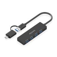 Hub USB Tipo-C + USB 3.1 Aisens A109-0987- 4xUSB - thumbnail
