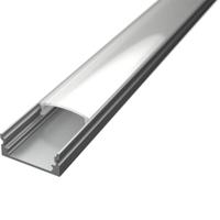 Velvalux LED Strip Profiel - Zilver Aluminium - 1 Meter - Opbouw - thumbnail