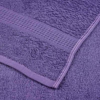 VidaXL Zeepdoekjes 10 st 30x30 cm 360 g/m² 100% katoen paars