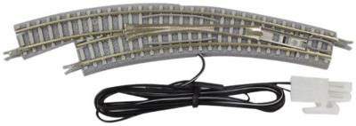 Z Rokuhan rails (met ballastbed) 7297057 Gebogen wissel, Elektrisch, Links 30 ° 220 mm, 195 mm 1 stuk(s) Z Rokuhan rails (met ballastbed) 7297057 Gebogen wissel, Elektrisch, Links 30 ° 220 mm, 195 mm 1 stuk(s)