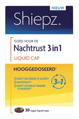 Shiepz Nachtrust 3 in 1 Hooggedoseerd Capsules