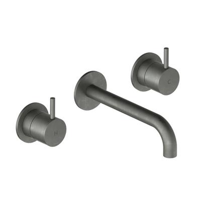 Hotbath Cobber afbouwdeel wastafelmengkraan en 18 cm uitloop verouderd ijzer CB005TEXT18AI Hotbath Cobber afbouwdeel wastafelmengkraan en 18 cm uitloop verouderd ijzer CB005TEXT18AI