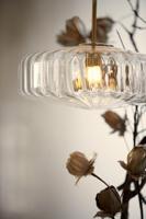 Light & Living Hanglamp 'Pleat' Glas, 30cm, kleur Transparant - thumbnail