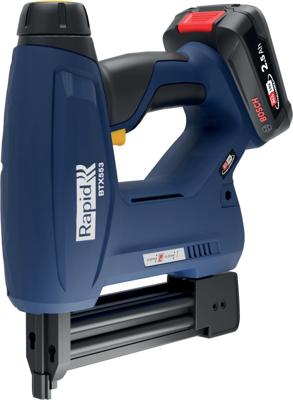 Rapid BTX553 Accutacker | 18V | P4A | 2.5 Ah accu + lader | Incl. 300 8/30 mm brads | In koffer 5001506