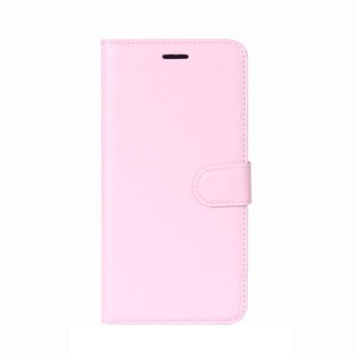 Huawei Nova 2 Plus horizontaal Litchi structuur PU leren Flip Hoesje met houder en opbergruimte voor pinpassen & geld (roze)