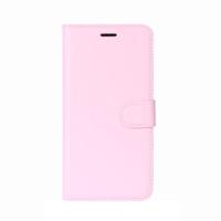 Huawei Nova 2 Plus horizontaal Litchi structuur PU leren Flip Hoesje met houder en opbergruimte voor pinpassen & geld (roze) - thumbnail