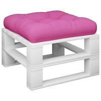 VidaXL Palletkussen 58x58x10 cm oxford stof roze - thumbnail
