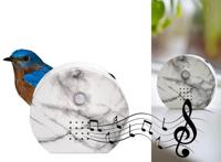 QLT Nature Geluidbox met Sensor - Vogel-, Zee- of Junglegeluiden - Marmer - thumbnail