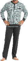 Pyjama shirt heren Pastunette - thumbnail