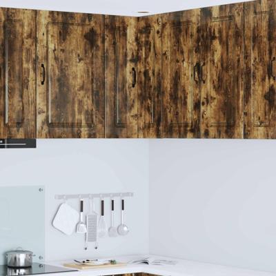 Keukenkast Kalmar Gerookt eiken 57 x 57 x 80 cm Bewerkt hout