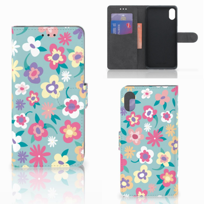 Apple iPhone Xs Max Hoesje Flower Power Apple iPhone Xs Max Hoesje Flower Power