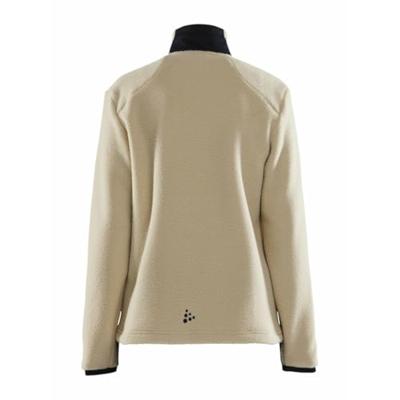 Craft 1912221 ADV Explore Pile Fleece Jacket W - Ecru-Black - M Craft 1912221 ADV Explore Pile Fleece Jacket W - Ecru-Black - M