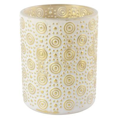 Countryfield theelichthouder hailey l crème 12,5 cm | 12 stuks