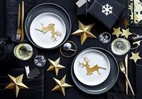 Decoratie Sterren Goud 6 stuks - thumbnail