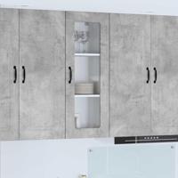 Keukenkast Kalmar Beton Grijs 40 x 31 x 100 cm Bewerkt hout - thumbnail