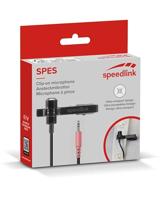 SPEEDLINK SPES Zwart Microfoon met bevestigingsclip - thumbnail