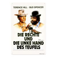 Bud Spencer & Terence Hill Tin Sign Rechte und Linke Hand des Teufels 20 x 30 cm - thumbnail