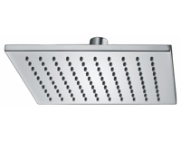 Wiesbaden luxe mess.hoofddouche vierkant 200 mmx8 mm chroom - thumbnail