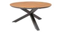 Tierra Outdoor dining tuintafel omnigo teak 150x74.5cm charcoal - thumbnail