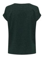 Only Onlmoster Glitter S/s Top Noos Jrs T-shirt Korte Mouw Scarab - thumbnail