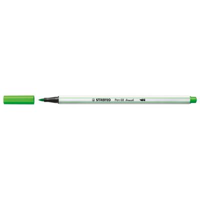 Stabilo pen 68 brush - viltstift - lichtgroen (33) Stabilo pen 68 brush - viltstift - lichtgroen (33)