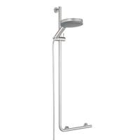 Tiger Wandbeugel met Glijstang Boston Comfort en Safety 114 cm Links RVS - thumbnail