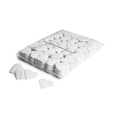 Magic FX CON04WH hartvormige confetti 55mm wit