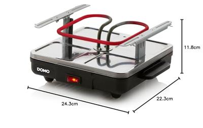 DOMO DO9147G Raclette apparaat 4 personen - Zwart - thumbnail