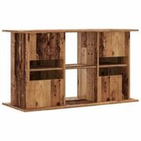 Aquariumstandaard 101x41x58 cm bewerkt hout oud houtkleurig - thumbnail