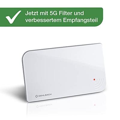 Oehlbach Scope Vision 5G DVB-T2 Actieve DVB-T/T2 platte antenne Binnen Wit Oehlbach Scope Vision 5G DVB-T2 Actieve DVB-T/T2 platte antenne Binnen Wit