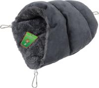 Knaagdier slaapzak pluche grijs 25 cm Gebr. de Boon - Gebr de boon - thumbnail