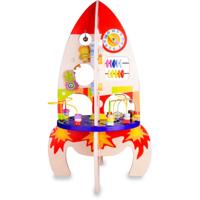 Classic World world houten activiteiten raket - thumbnail