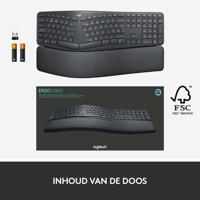 Logitech Ergo K860 Draadloos Zwart - thumbnail