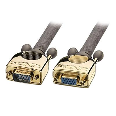 LINDY 37839 Gold VGA-kabel M/F 15 m