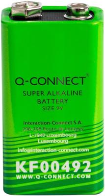 Q-CONNECT batterij, alkaline, E, 9V