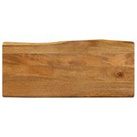 Tafelblad met natuurlijke rand 80x40x2,5 cm massief mangohout - thumbnail
