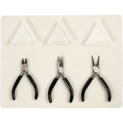 Creativ Company Gereedschapsset voor sieraden, l: 10+11+12 cm, 1 set
