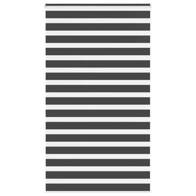 Zebra rolgordijn 125x230 cm stofbreedte 120,9 cm zwart Zebra rolgordijn 125x230 cm stofbreedte 120,9 cm zwart