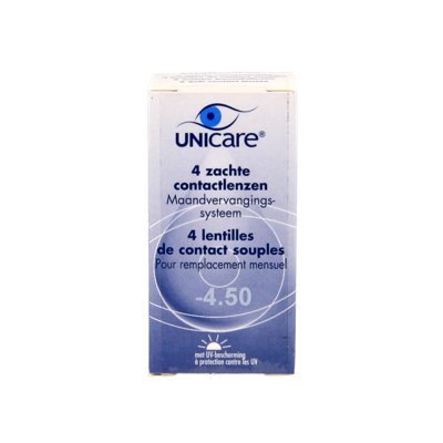 Unicare Maandlenzen -4.50 4 Stuks