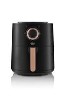 arzum AR2062-B Airfryer 4 l 1350 W Oververhittingsbeveiliging, Anti-aanbaklaag Koper, Zwart - thumbnail