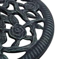 VidaXL Parasolvoet 9 kg 40 cm gietijzer groen - thumbnail