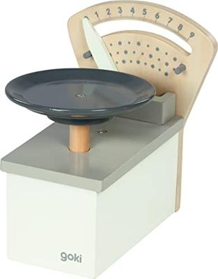 Goki houten weegschaal grijs/wit Goki houten weegschaal grijs/wit