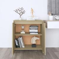 Dressoir 70x41x75 cm bewerkt hout sonoma eikenkleurig - thumbnail