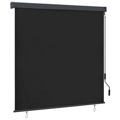 VidaXL Rolgordijn voor buiten 160x250 cm antraciet