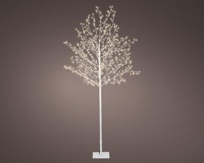MicroLED boom d30h150 cm wit/wwt kerst - Lumineo