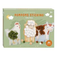 Little Dutch pompom plakken little farm - thumbnail