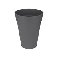 Elho pot loft urban rond hoog D28cm antraciet - thumbnail
