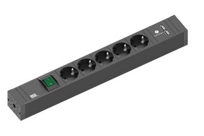BACHMANN CONNECT LINE 5x geaard, Schakelaar USB A&A 15W